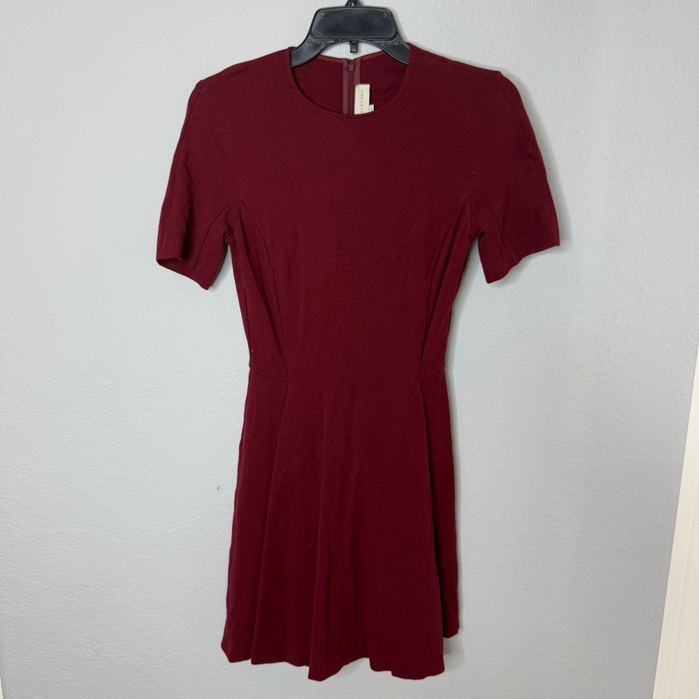 Stella McCartney Wine Red Mini Dress - Picture 2 of 6